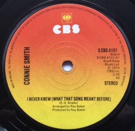 Connie Smith - I Never Knew (What That Song Meant Before)