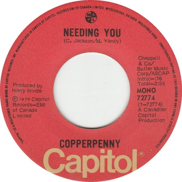 Copperpenny - Needing You / I Love You