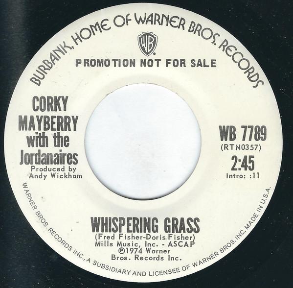 Corky Mayberry, The Jordanaires - Whispering Grass