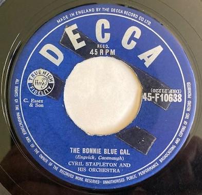 Cyril Stapleton And His Orchestra - The Bonnie Blue Gal / When Day Is Done