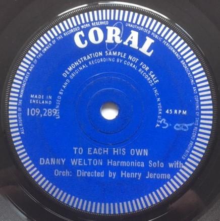 Danny Welton - To Each His Own