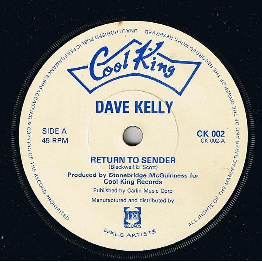 Dave Kelly (3) - Return To Sender