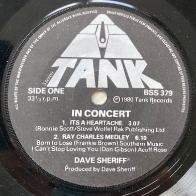 Dave Sheriff - In Concert