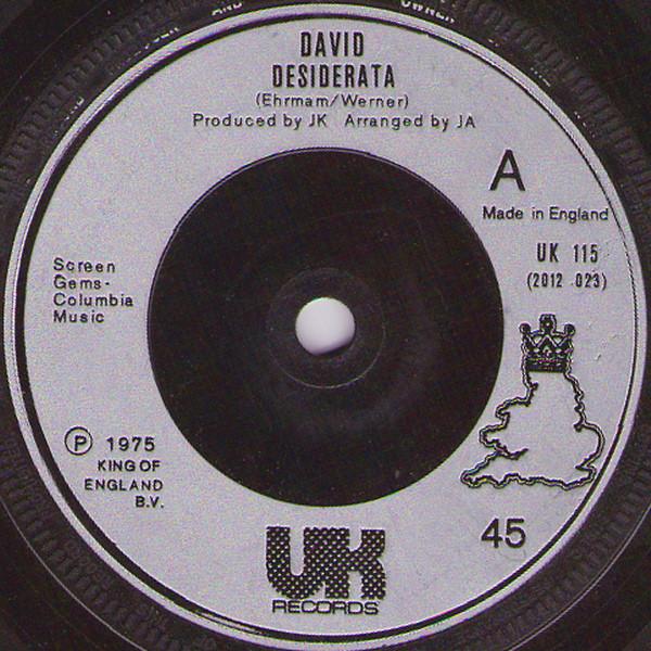 David (52) - Desiderata