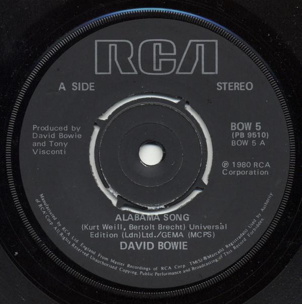 David Bowie - Alabama Song