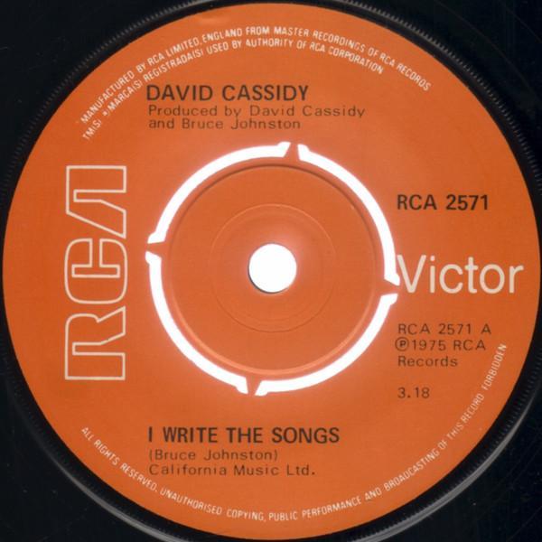 David Cassidy - I Write The Songs
