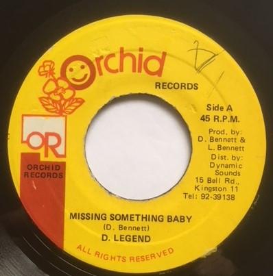 David Legend - Missing Something Baby