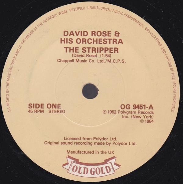 David Rose & His Orchestra, Ella Fitzgerald - The Stripper / Ev'ry Time We Say Goodbye