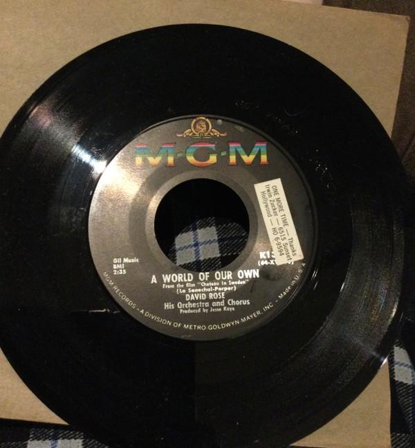 David Rose & His Orchestra - Emily / A World Of Our Own