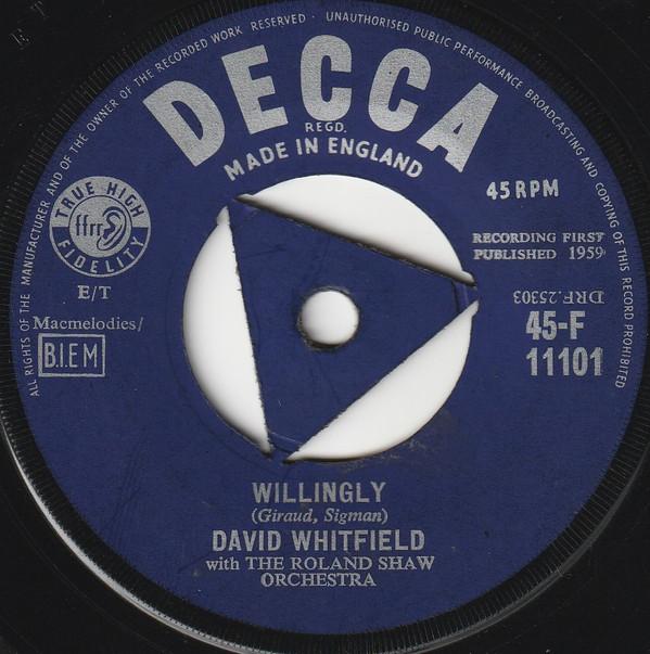 David Whitfield, The Roland Shaw Orchestra - Willingly / William Tell