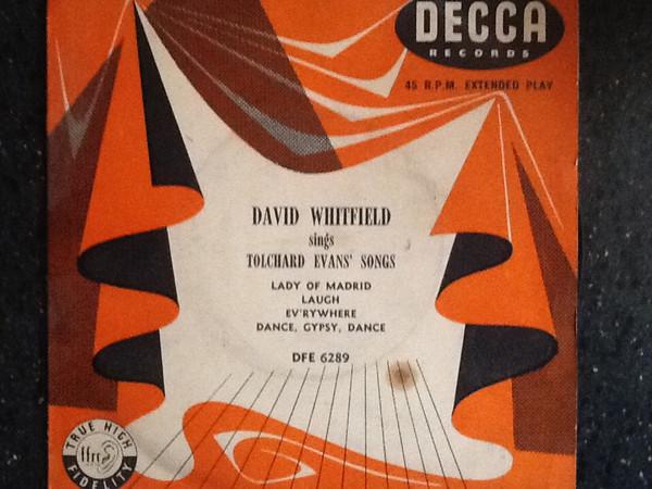 David Whitfield - Sings Tolchard Evans Songs