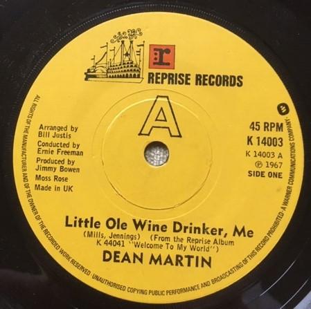 Dean Martin - Little Ole Wine Drinker, Me