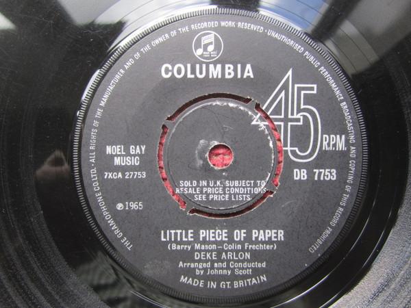 Deke Arlon - Little Piece Of Paper