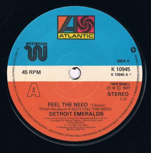 Detroit Emeralds - Feel The Need