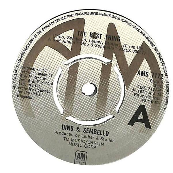 Dino And Sembello - The Best Thing