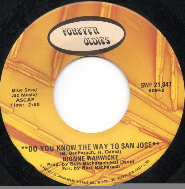 Dionne Warwick - Do You Know The Way To San Jose
