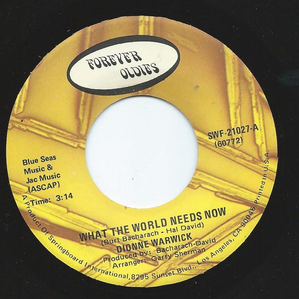 Dionne Warwick - What The World Needs Now