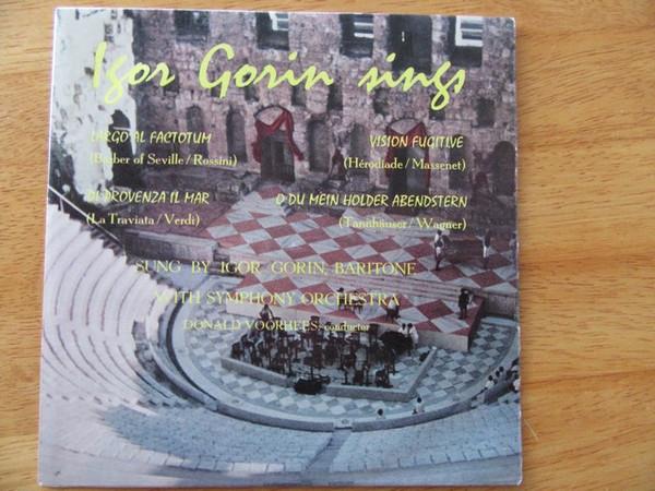 Donald Voorhees, Igor Gorin - Igor Gorin Sings