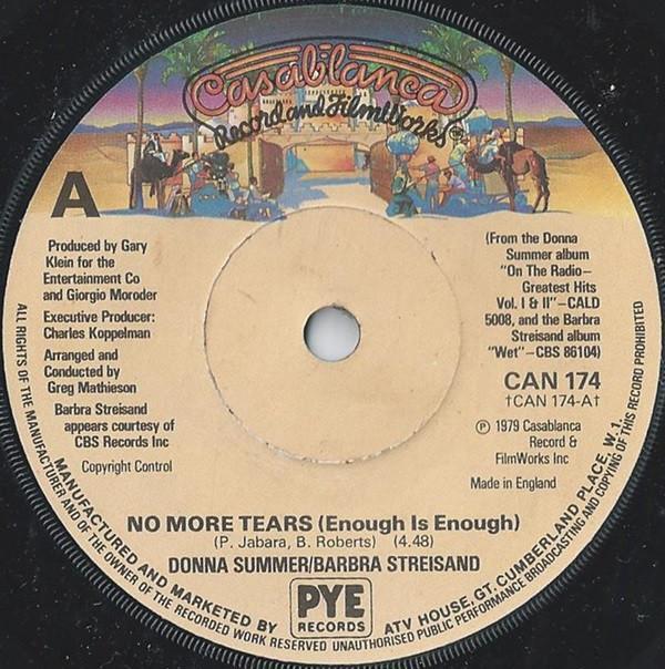 Donna Summer, Barbra Streisand - No More Tears (Enough Is Enough) / My Baby Understands