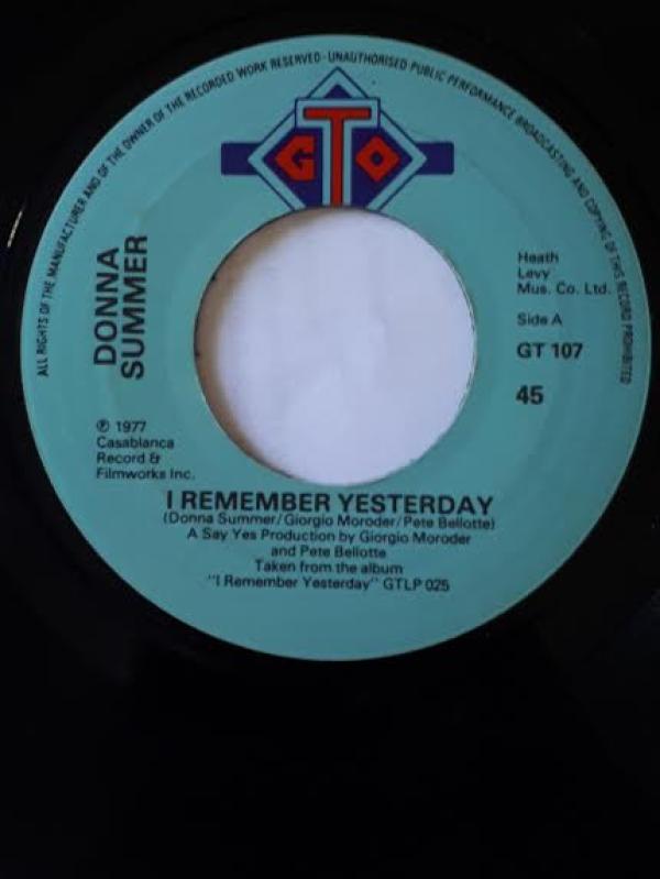 Donna Summer - I Remember Yesterday
