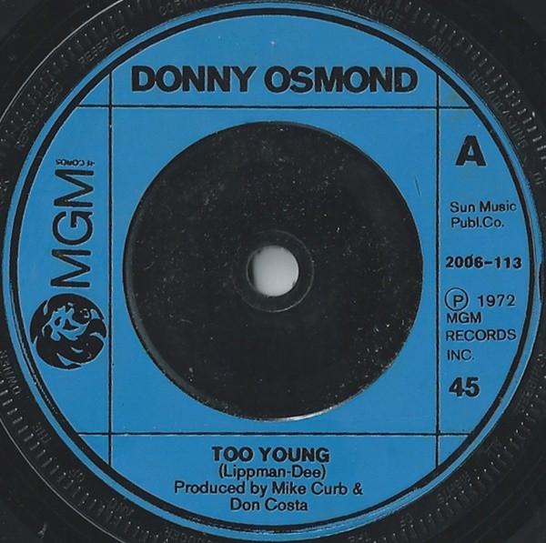 Donny Osmond - Too Young