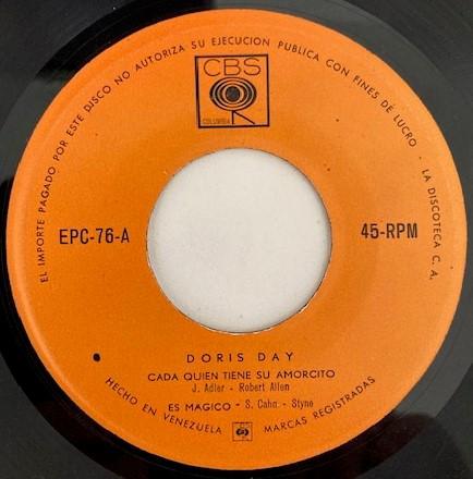 Doris Day - Cada Quien Tiene Su Amorcito