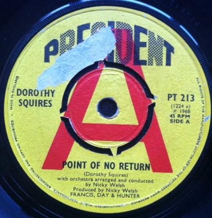 Dorothy Squires - Point Of No Return / Roses Of Picardy