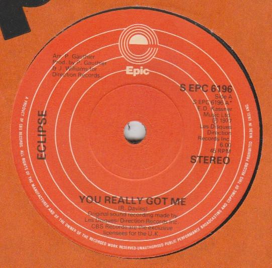 Eclipse (21) - You Really Got Me / Born To Be Wild