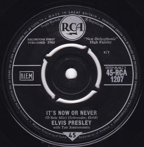 Elvis Presley, The Jordanaires - It's Now Or Never (O Sole Mio)