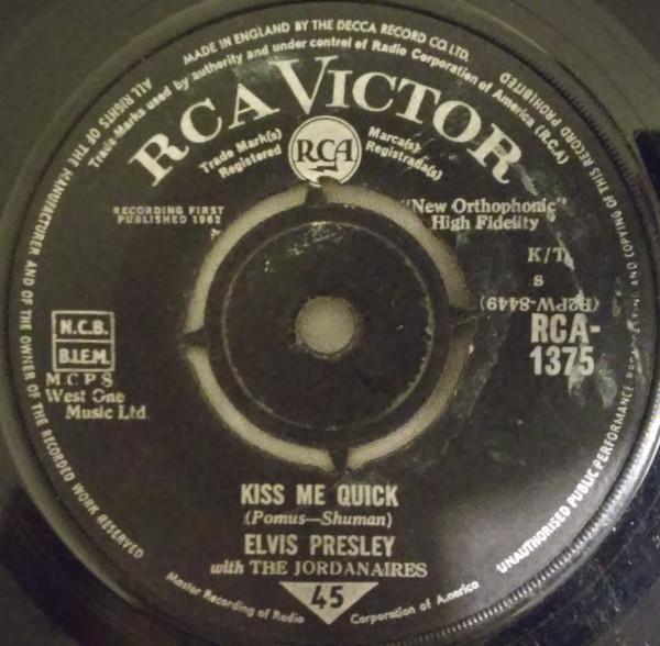 Elvis Presley, The Jordanaires - Kiss Me Quick