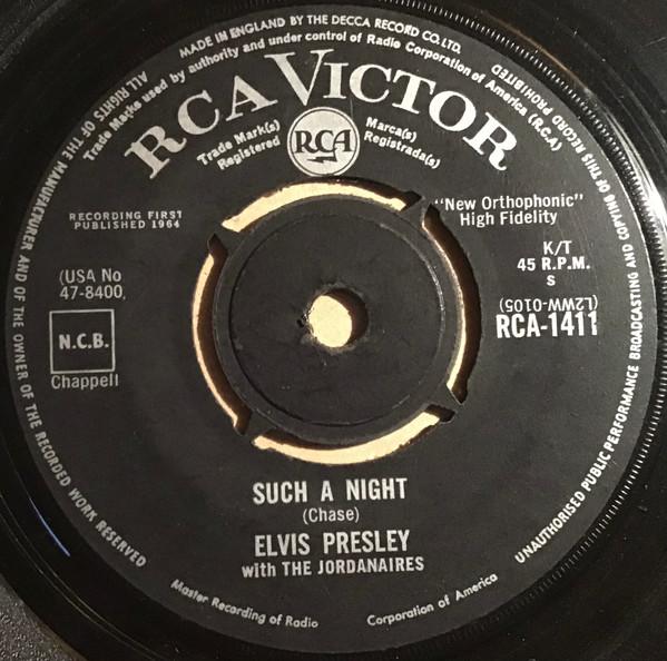 Elvis Presley, The Jordanaires - Such A Night