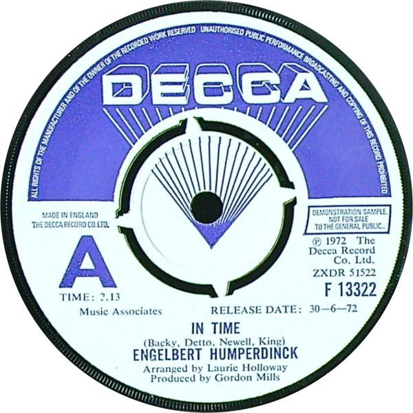 Engelbert Humperdinck - In Time / How Does It Feel