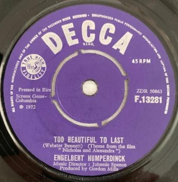 Engelbert Humperdinck - Too Beautiful To Last