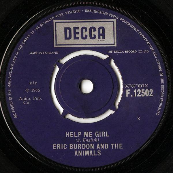 Eric Burdon & The Animals - Help Me Girl