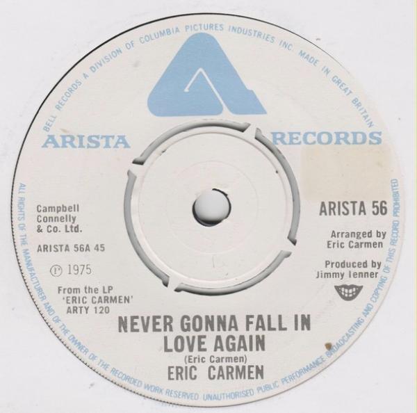 Eric Carmen - Never Gonna Fall In Love Again