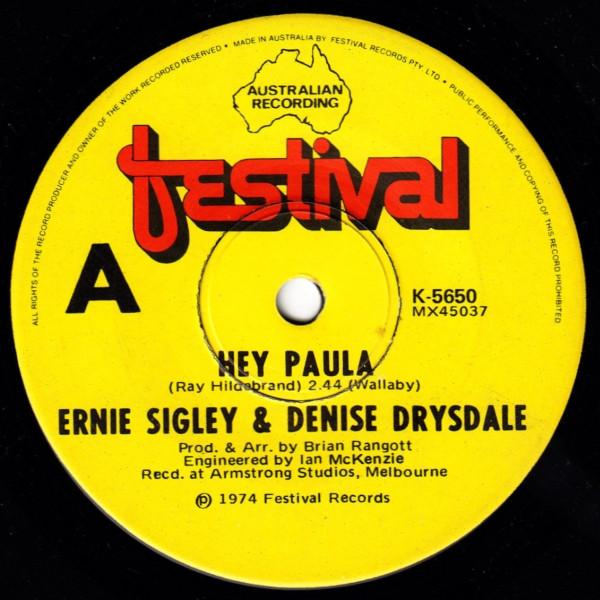 Ernie Sigley, Denise Drysdale - Hey Paula