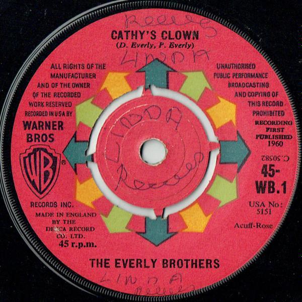 Everly Brothers - Cathy's Clown / Always It's You