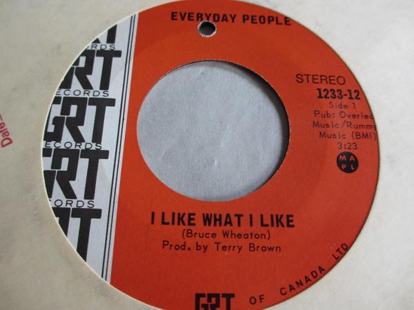 Everyday People (4) - I Like What I Like