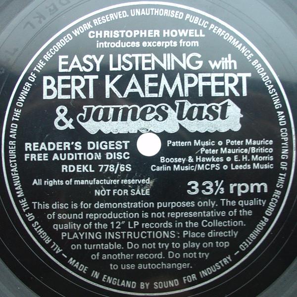  - Excerpts From Easy Listening With Bert Kaempfert & James Last