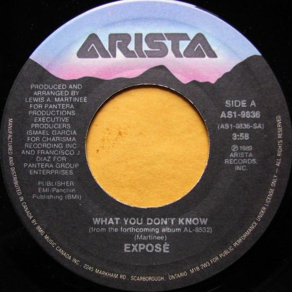 Exposé - What You Don't Know