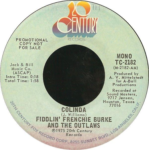 Fiddlin' Frenchie Burke And The Outlaws - Colinda