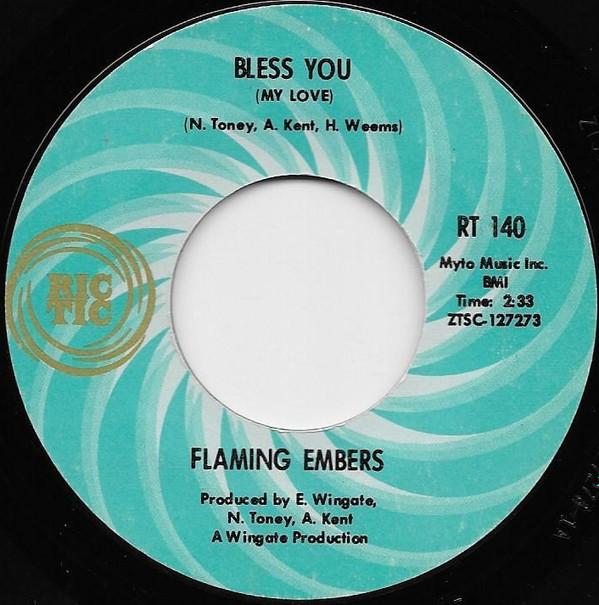 Flaming Ember, Al Kent (2) - Bless You (My Love) / Bless You (My Love) Instrumental