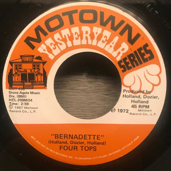 Four Tops - Bernadette / 7----Rooms Of Gloom