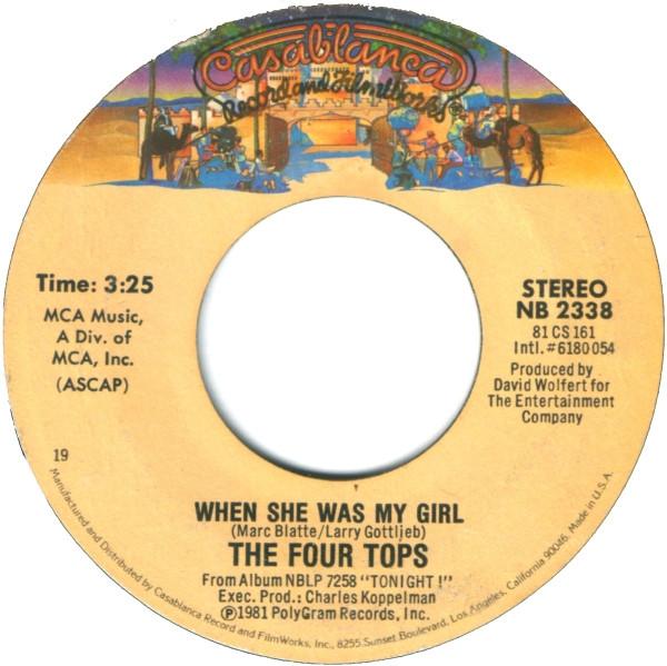 Four Tops - When She Was My Girl