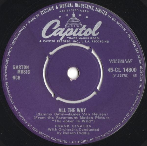 Frank Sinatra - All The Way / Chicago