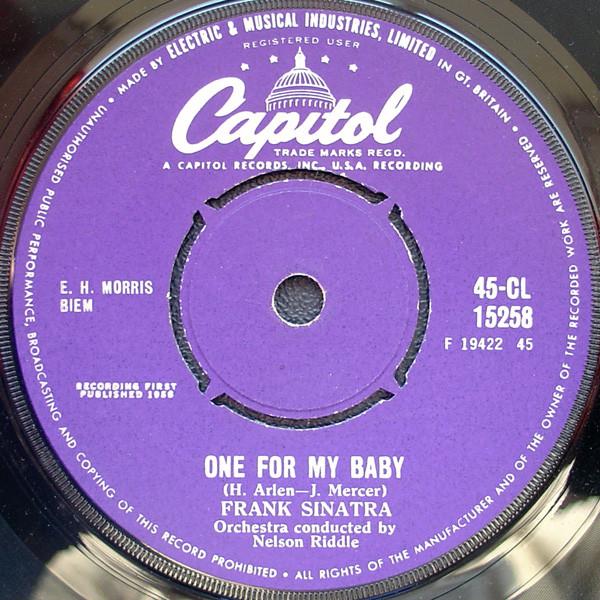 Frank Sinatra - One For My Baby / Willow Weep For Me
