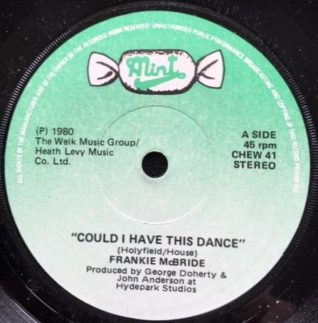 Frankie McBride - Could I Have This Dance