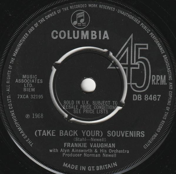 Frankie Vaughan - (Take Back Your) Souvenirs