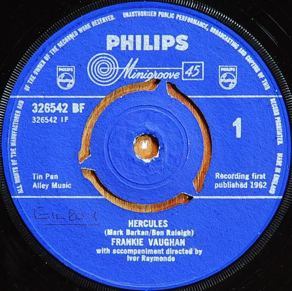 Frankie Vaughan - Hercules / Madelein Open The Door