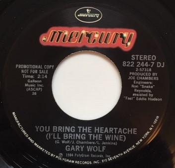 Gary Wolf - You Bring The Heartache (I'll Bring The Wine)